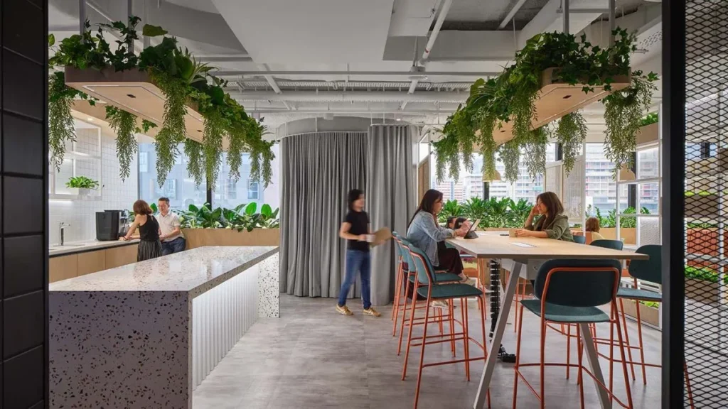 Collaborative Work Zones office design