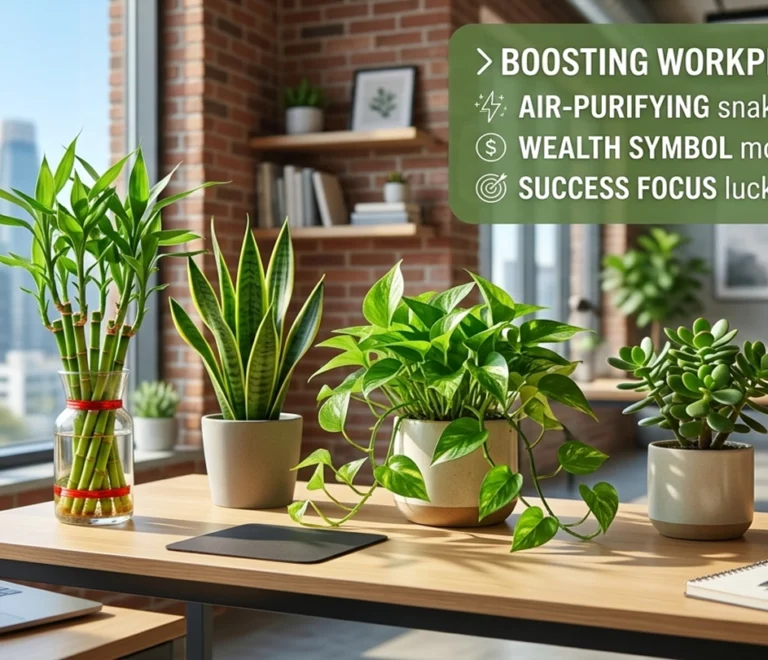 Best Lucky Plants for Office Desks to Boost Focus and Positive Energy