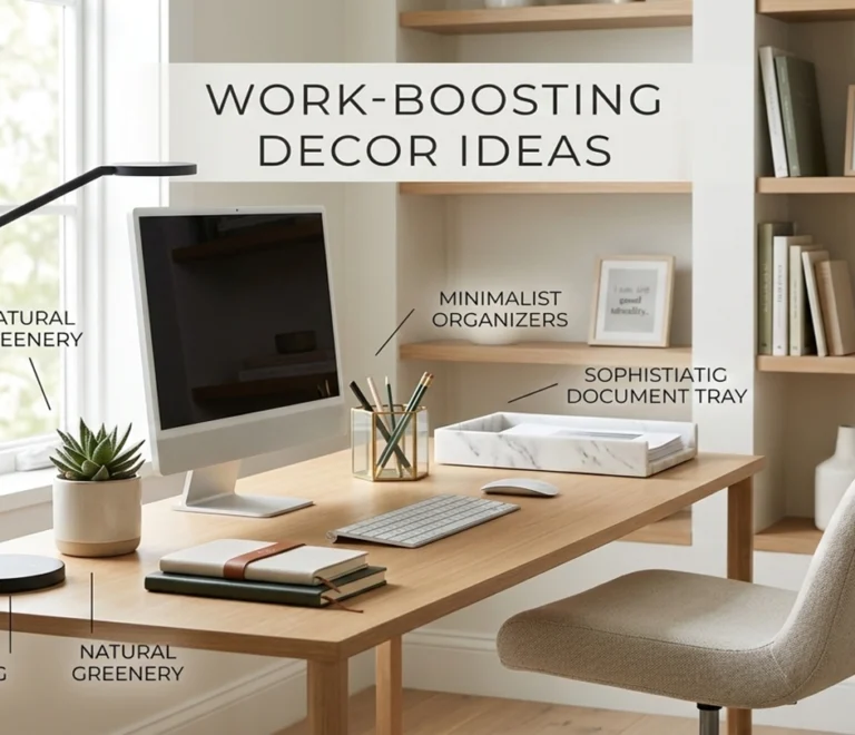 Office Table Decoration Ideas for a Stylish and Productive Desk Setup
