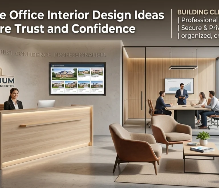 Real Estate Office Interior Design Ideas That Inspire Trust and Confidence