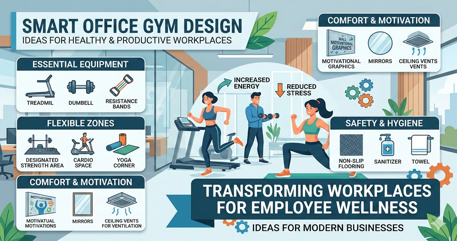 Smart Office Gym Design Ideas