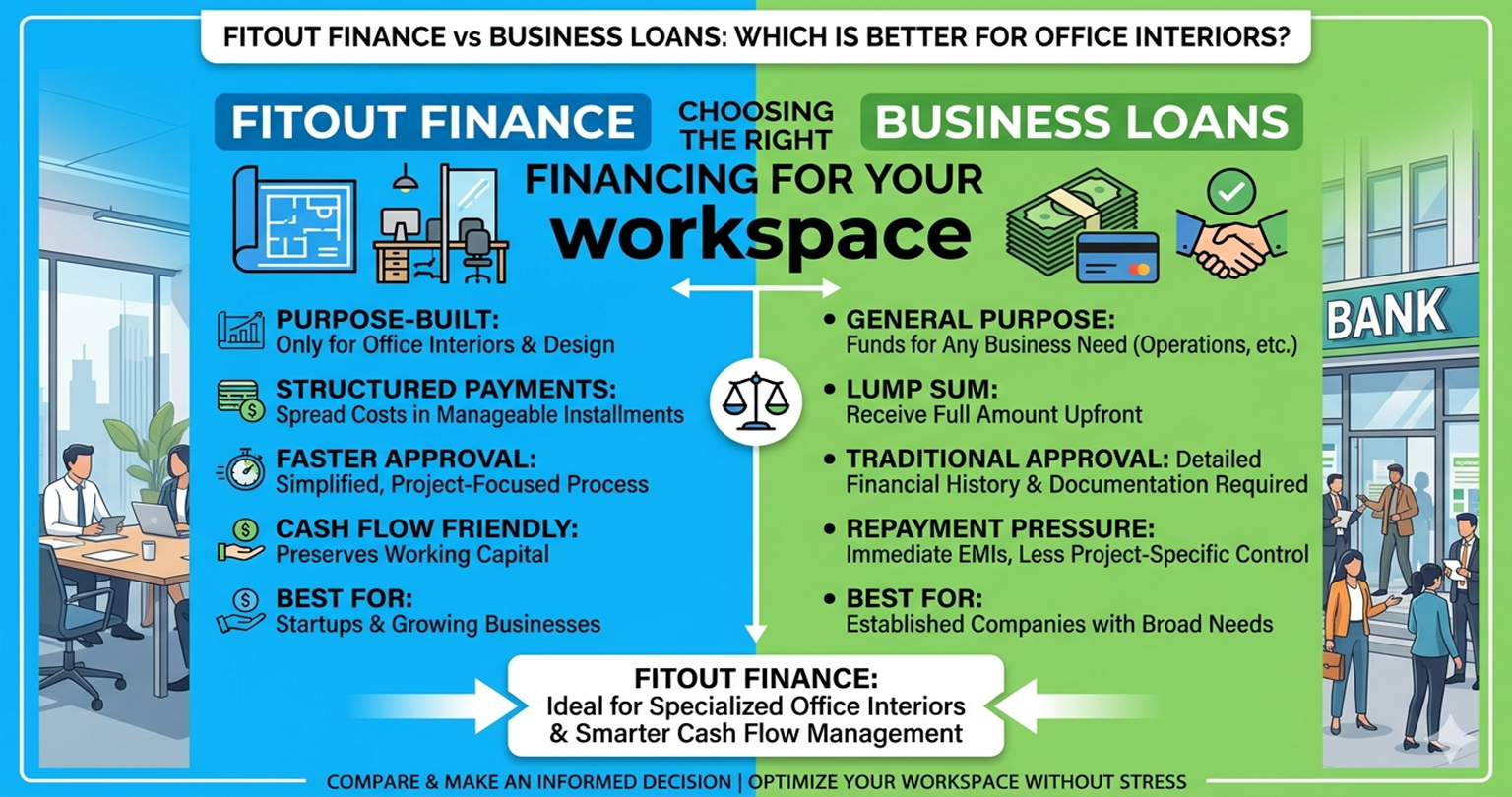 Fitout Finance vs Business Loans