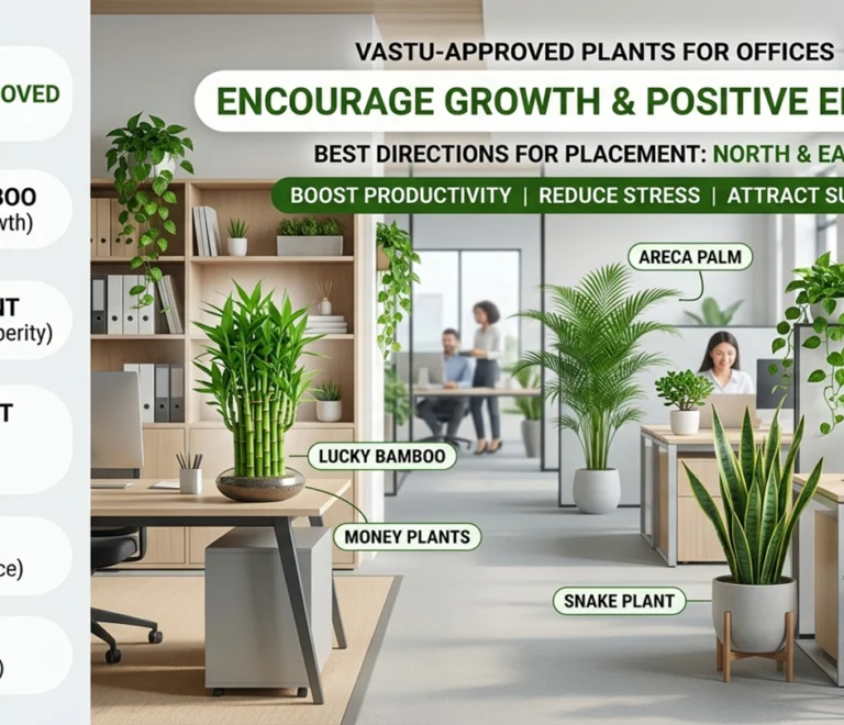 Vastu-Approved Plants for Offices to Encourage Growth and Positive Energy