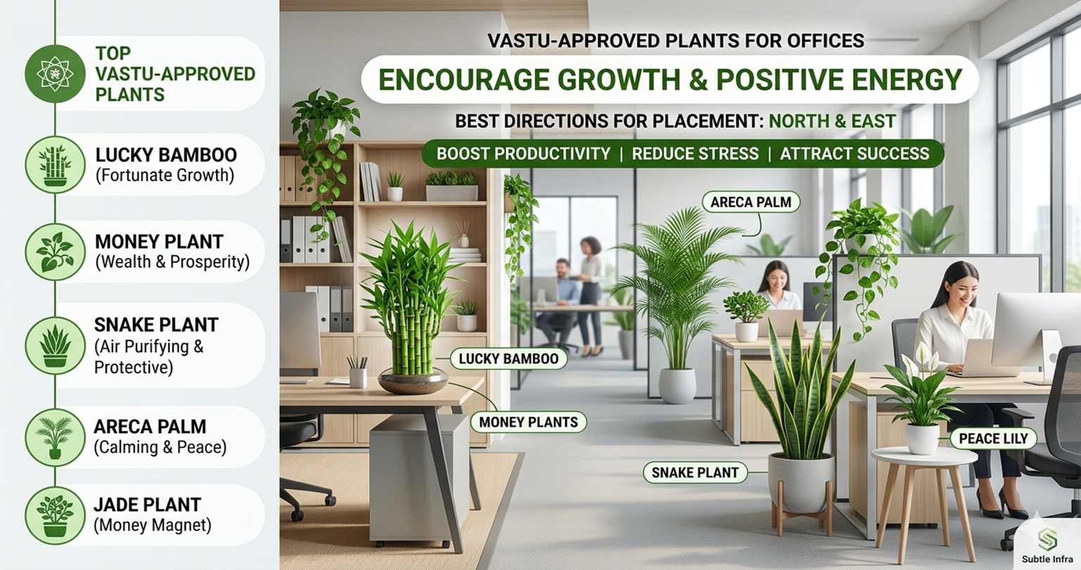 Vastu-Approved Plants for Offices